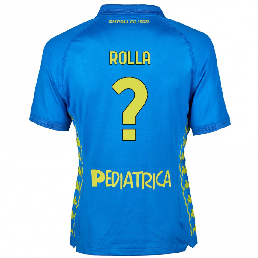 Enfant Football Maillot Nicola Rolla #0 Bleu Tenues Domicile 2024/25