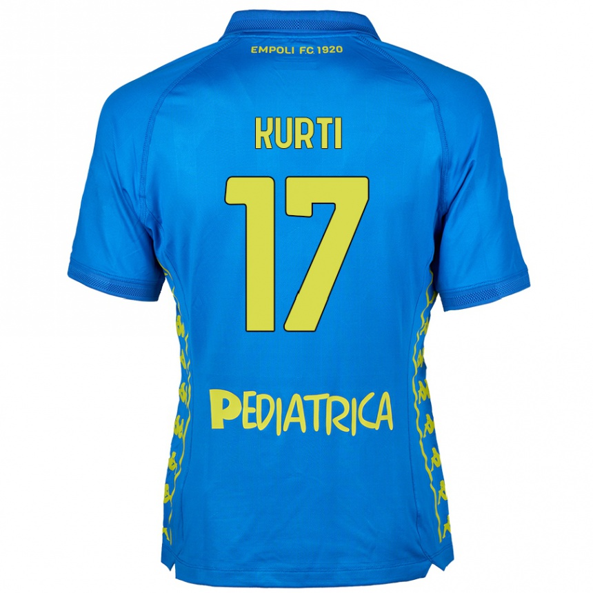 Enfant Football Maillot Adi Kurti #17 Bleu Tenues Domicile 2024/25