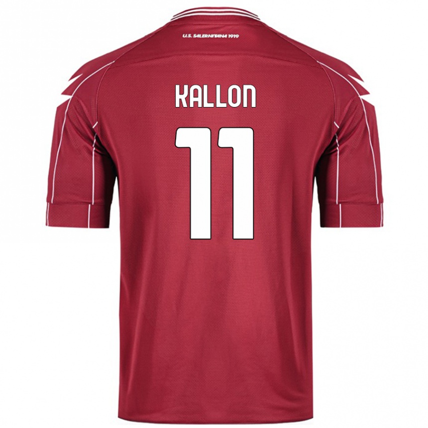 Enfant Football Maillot Yayah Kallon #11 Bordeaux Tenues Domicile 2024/25