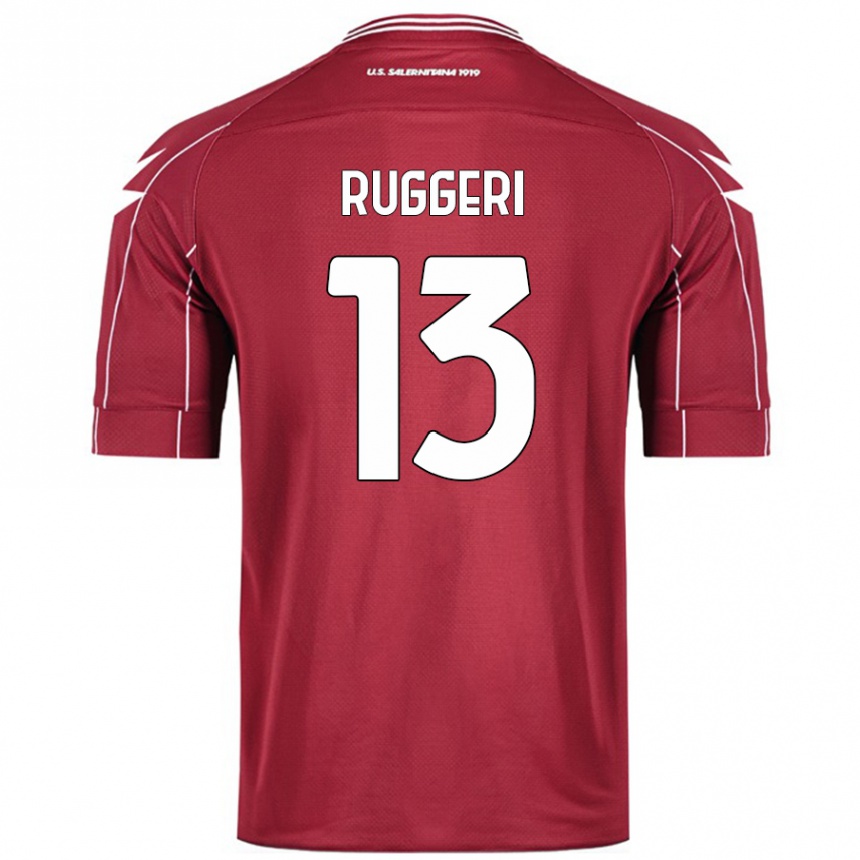 Enfant Football Maillot Fabio Ruggeri #13 Bordeaux Tenues Domicile 2024/25