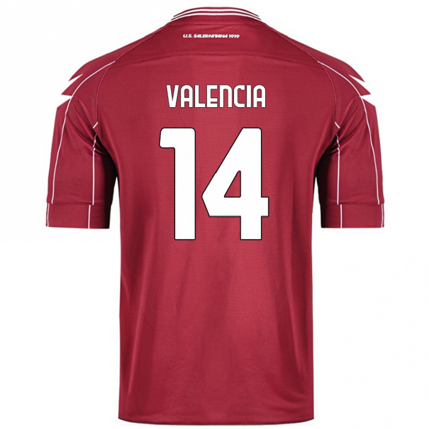 Enfant Football Maillot Diego Valencia #14 Bordeaux Tenues Domicile 2024/25