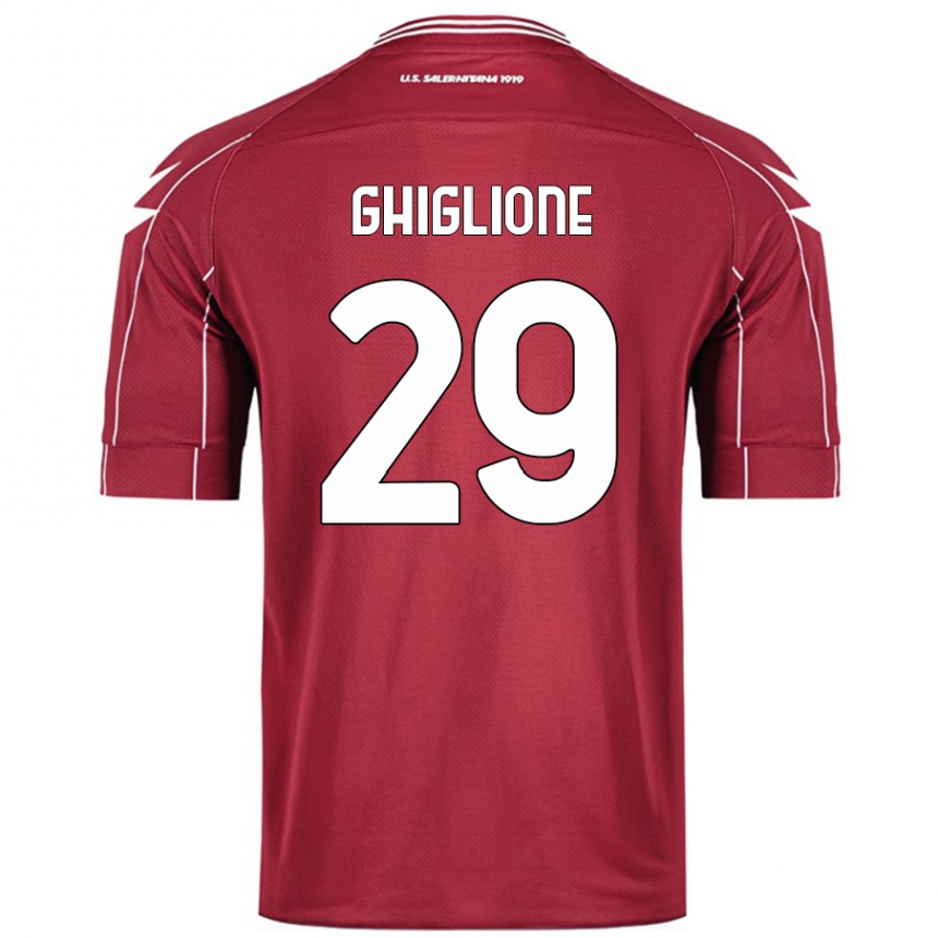 Enfant Football Maillot Paolo Ghiglione #29 Bordeaux Tenues Domicile 2024/25