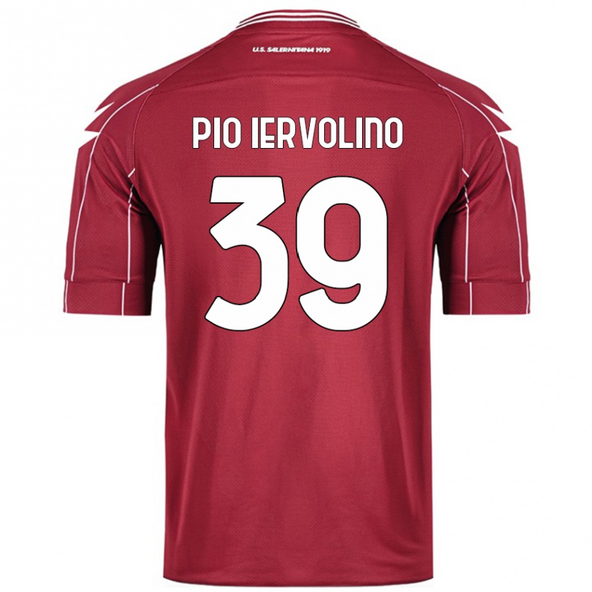 Enfant Football Maillot Antonio Pio Iervolino #39 Bordeaux Tenues Domicile 2024/25