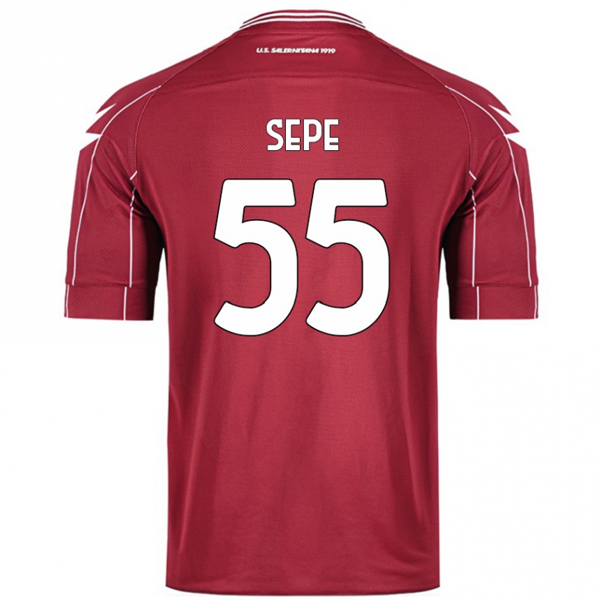 Enfant Football Maillot Luigi Sepe #55 Bordeaux Tenues Domicile 2024/25