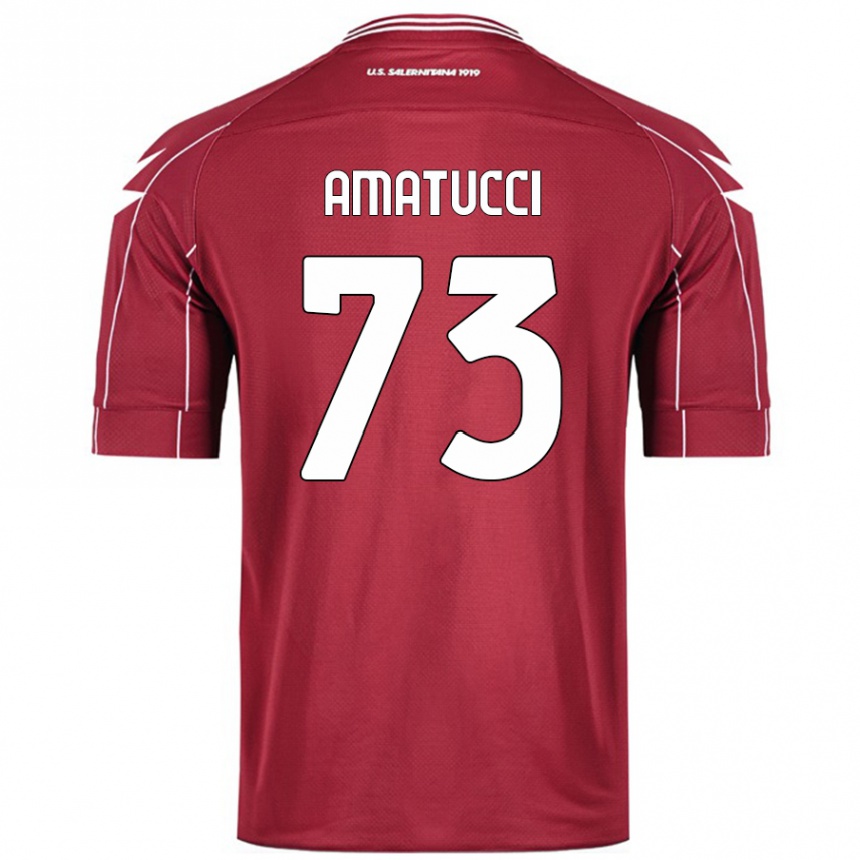 Enfant Football Maillot Lorenzo Amatucci #73 Bordeaux Tenues Domicile 2024/25