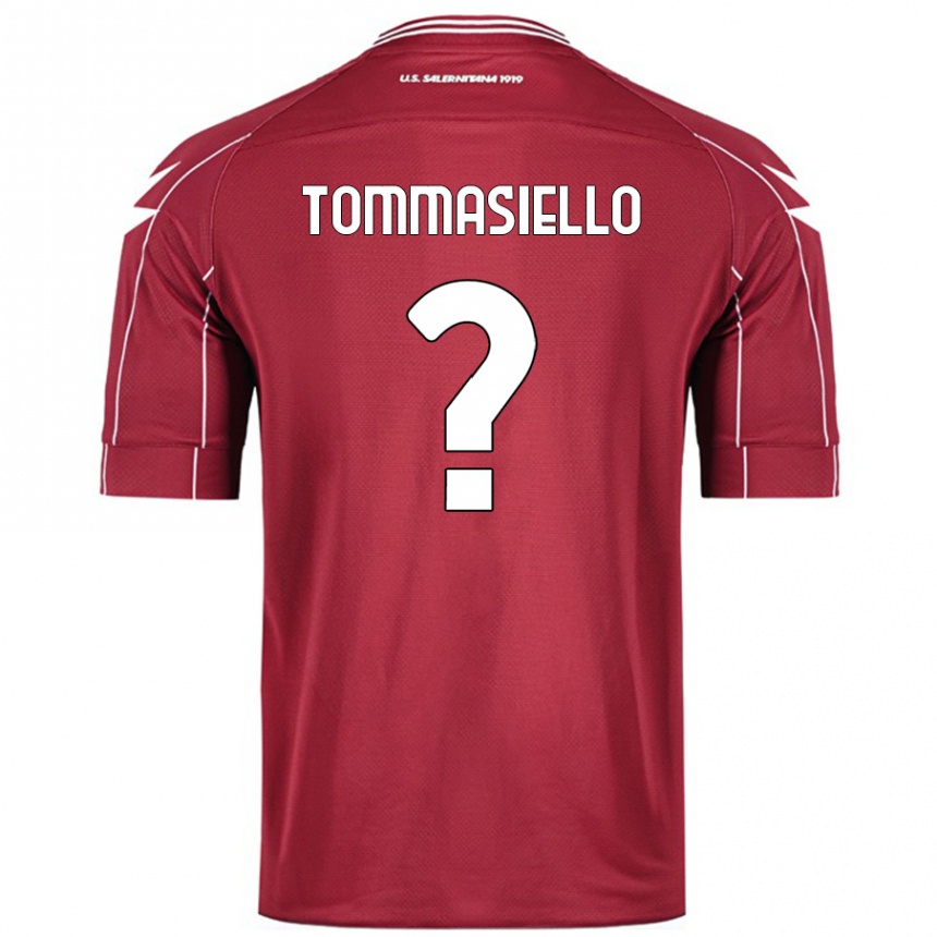 Enfant Football Maillot Francesco Tommasiello #0 Bordeaux Tenues Domicile 2024/25