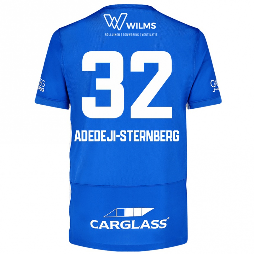 Enfant Football Maillot Noah Adedeji-Sternberg #32 Bleu Tenues Domicile 2024/25