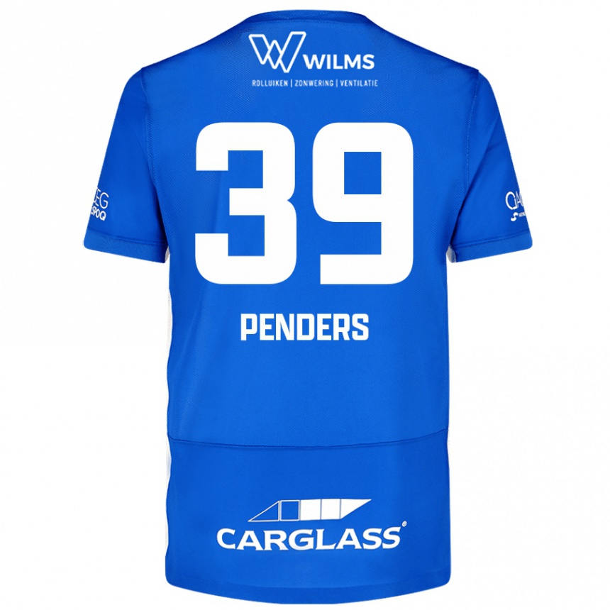 Enfant Football Maillot Mike Penders #39 Bleu Tenues Domicile 2024/25