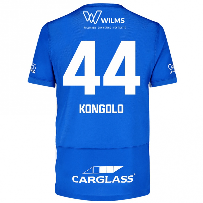 Enfant Football Maillot Josue Kongolo #44 Bleu Tenues Domicile 2024/25