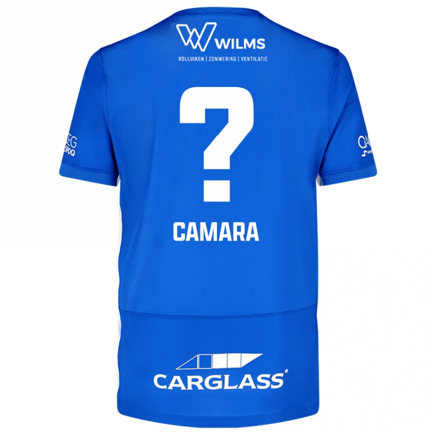 Enfant Football Maillot Ali Camara #0 Bleu Tenues Domicile 2024/25