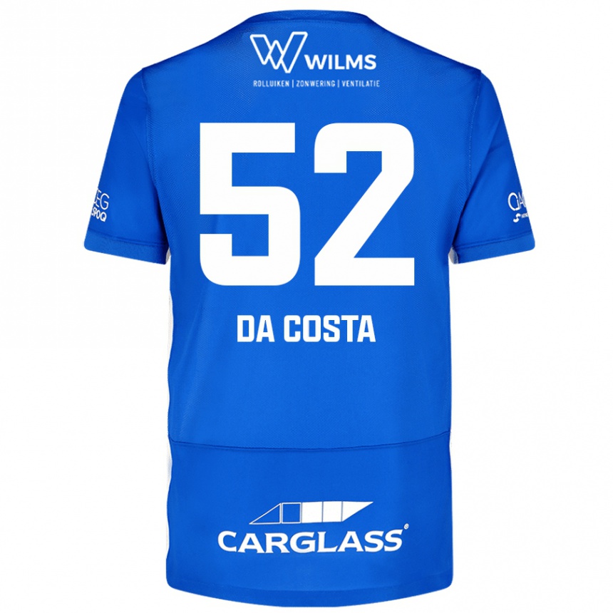 Enfant Football Maillot Wilson Da Costa #52 Bleu Tenues Domicile 2024/25