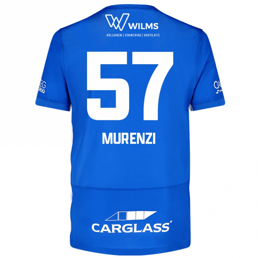 Enfant Football Maillot Aaron Murenzi #57 Bleu Tenues Domicile 2024/25