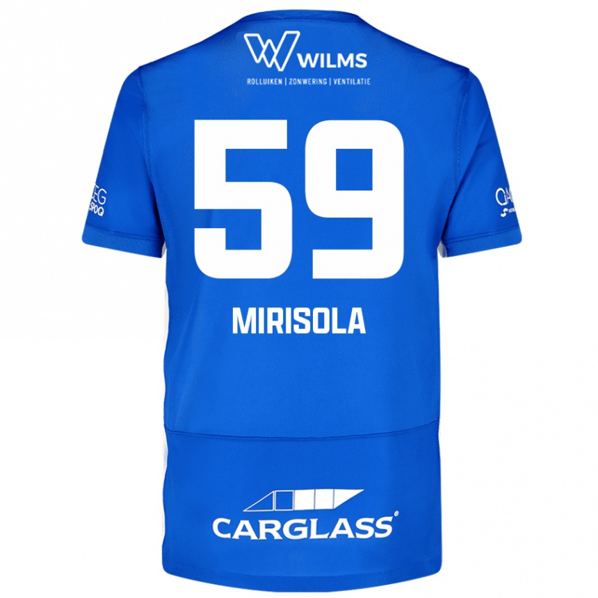 Enfant Football Maillot Robin Mirisola #59 Bleu Tenues Domicile 2024/25