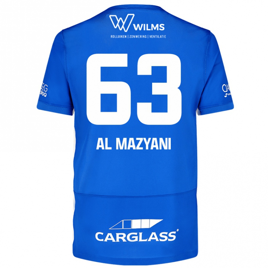 Enfant Football Maillot Faissal Al Mazyani #63 Bleu Tenues Domicile 2024/25