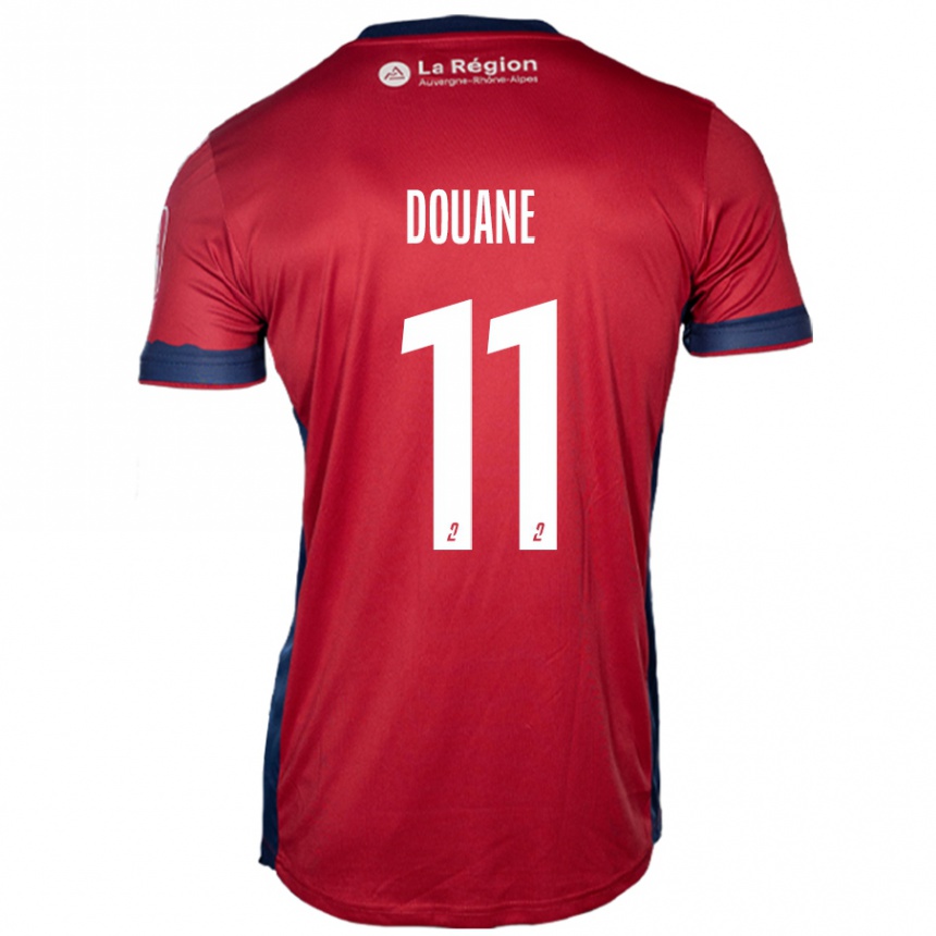 Enfant Football Maillot Maïdine Douane #11 Bordeaux Clair Tenues Domicile 2024/25