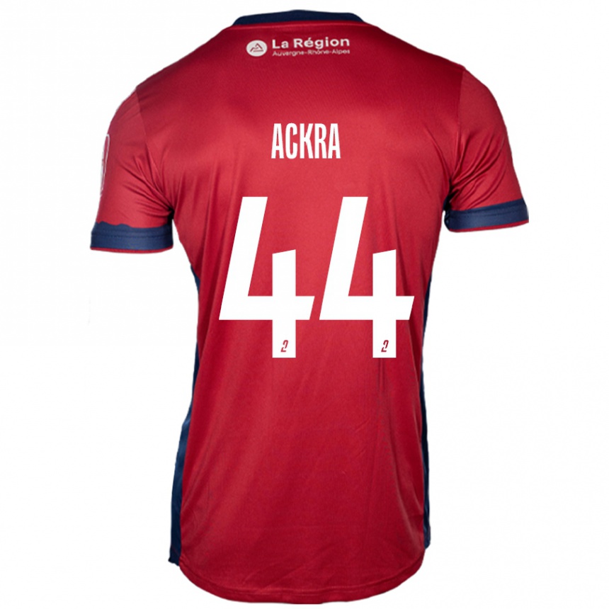 Enfant Football Maillot Allan Ackra #44 Bordeaux Clair Tenues Domicile 2024/25