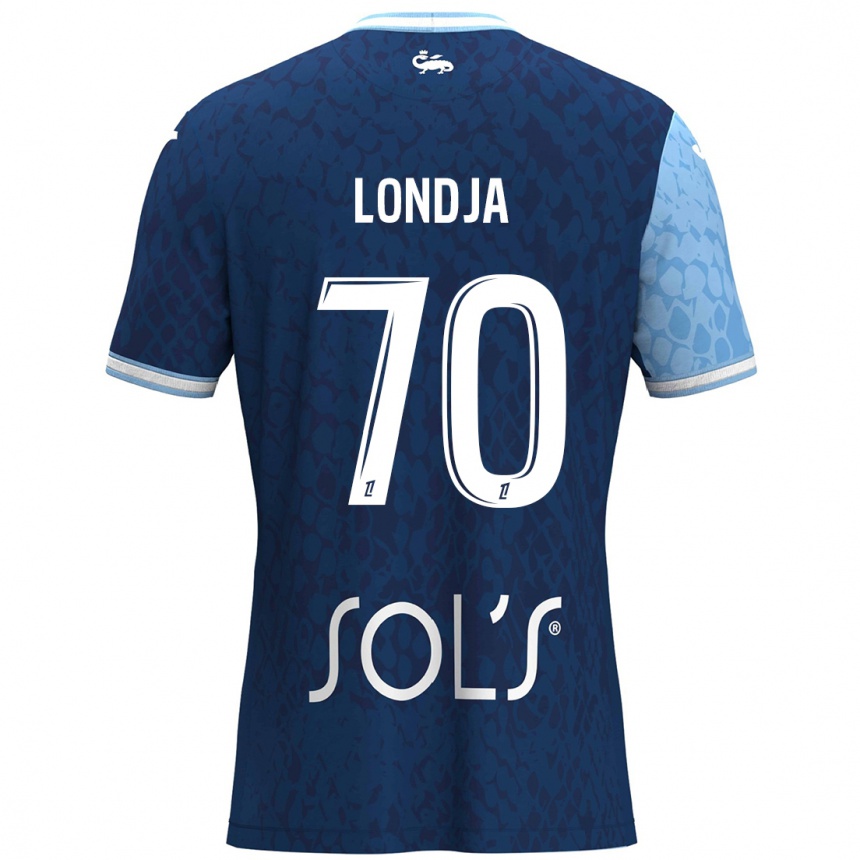 Enfant Football Maillot Ruben Londja #70 Bleu Ciel Bleu Foncé Tenues Domicile 2024/25