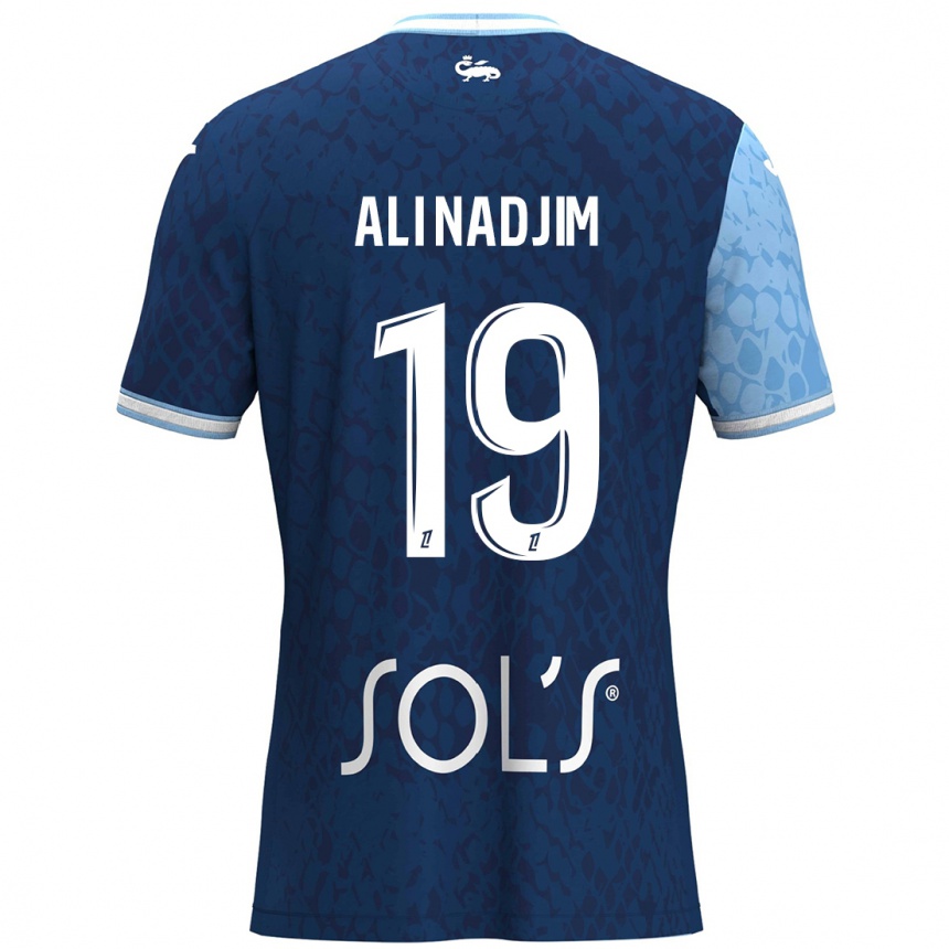 Enfant Football Maillot Nadjma Ali Nadjim #19 Bleu Ciel Bleu Foncé Tenues Domicile 2024/25