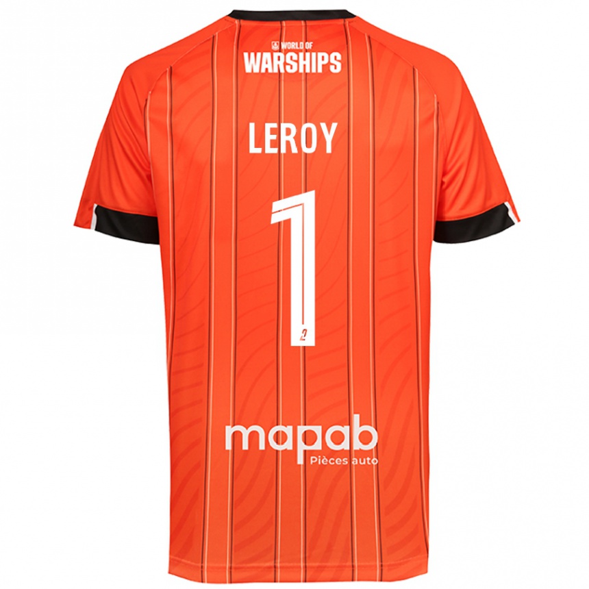 Enfant Football Maillot Benjamin Leroy #1 Orange Tenues Domicile 2024/25