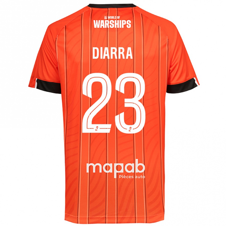 Enfant Football Maillot Stéphane Diarra #23 Orange Tenues Domicile 2024/25