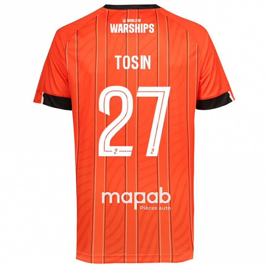 Enfant Football Maillot Aiyegun Tosin #27 Orange Tenues Domicile 2024/25