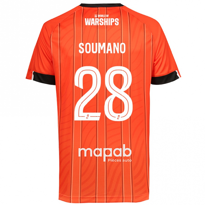 Enfant Football Maillot Sambou Soumano #28 Orange Tenues Domicile 2024/25