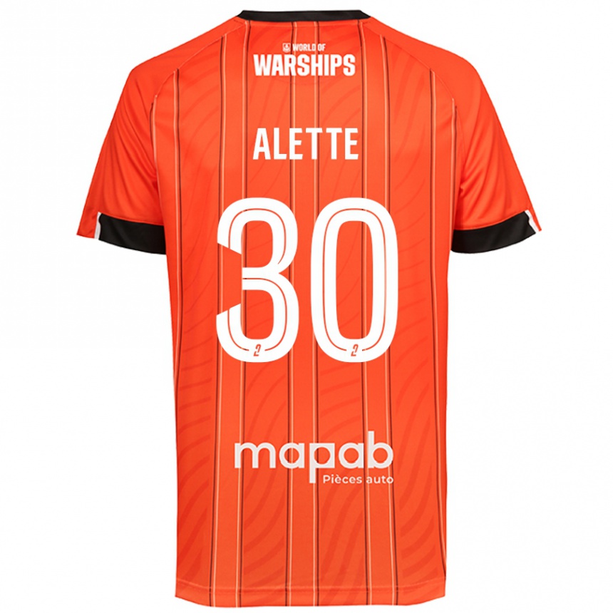 Enfant Football Maillot Gaël Alette #30 Orange Tenues Domicile 2024/25