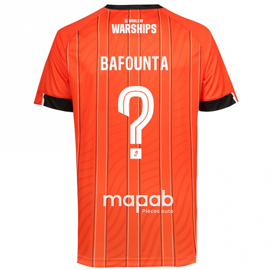 Enfant Football Maillot Kamal Bafounta #0 Orange Tenues Domicile 2024/25