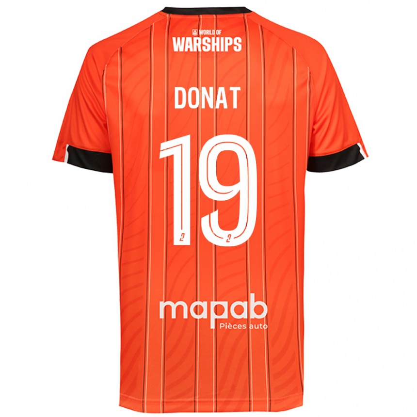 Enfant Football Maillot Noa Donat #19 Orange Tenues Domicile 2024/25