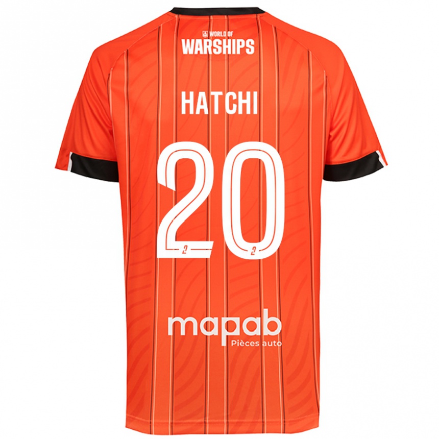 Enfant Football Maillot Jérémy Hatchi #20 Orange Tenues Domicile 2024/25