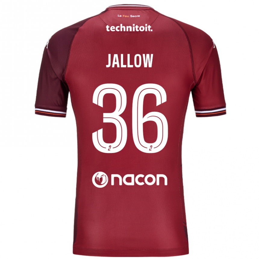 Enfant Football Maillot Ablie Jallow #36 Rouge Grenade Tenues Domicile 2024/25