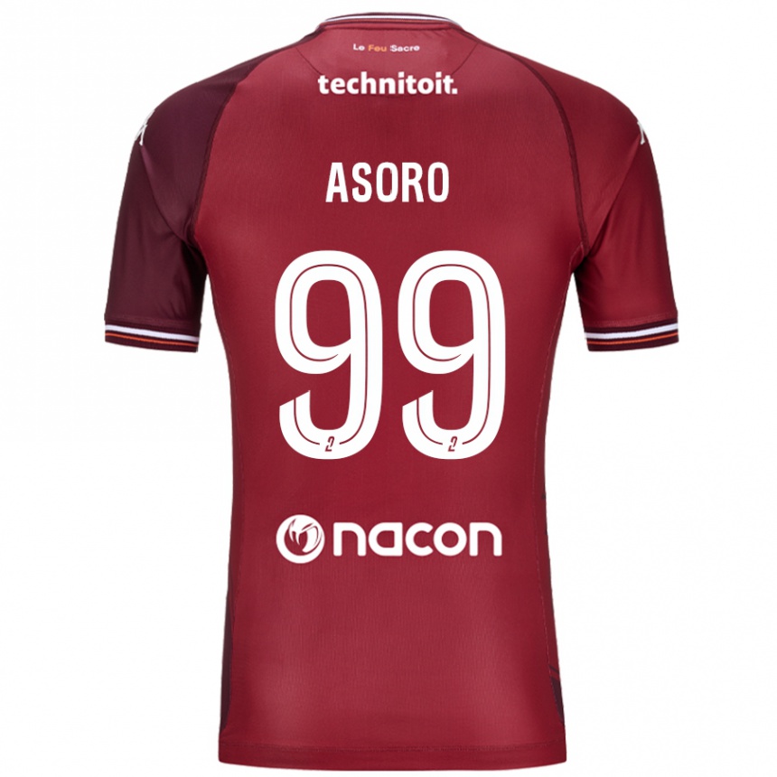 Enfant Football Maillot Joel Asoro #99 Rouge Grenade Tenues Domicile 2024/25