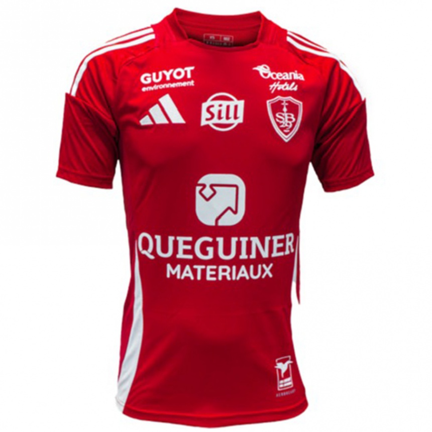 Enfant Football Maillot Massadio Haidara #22 Rouge Blanc Tenues Domicile 2024/25