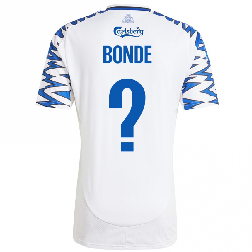 Enfant Football Maillot Rode Bonde #0 Blanc Bleu Ciel Tenues Domicile 2024/25