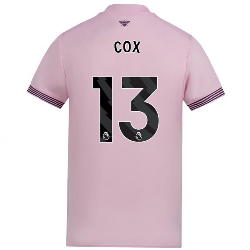 Enfant Football Maillot Matthew Cox #13 Rose Tenues Extérieur 2024/25