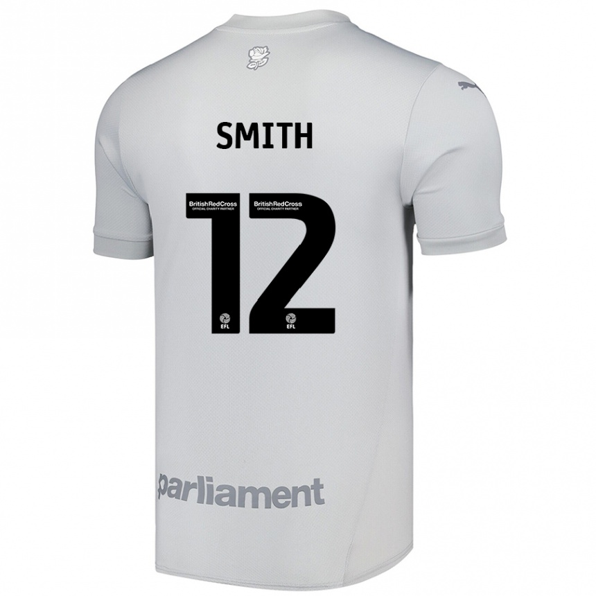 Enfant Football Maillot Jackson Smith #12 Gris Argenté Tenues Extérieur 2024/25