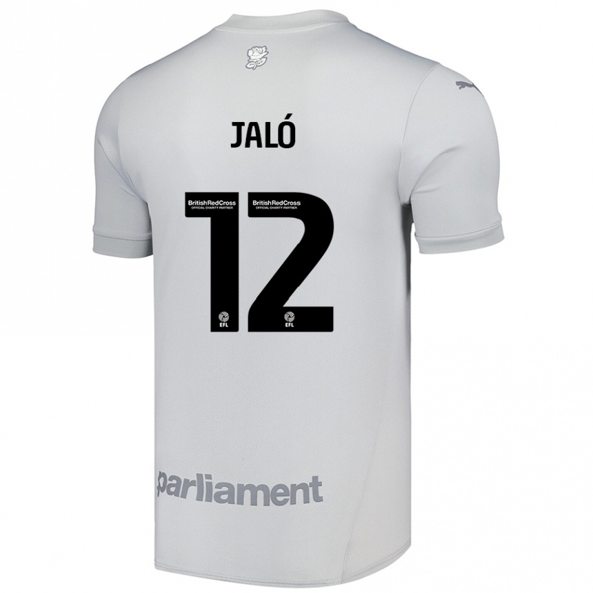 Enfant Football Maillot Fábio Jaló #12 Gris Argenté Tenues Extérieur 2024/25