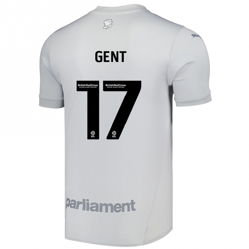 Enfant Football Maillot Georgie Gent #17 Gris Argenté Tenues Extérieur 2024/25