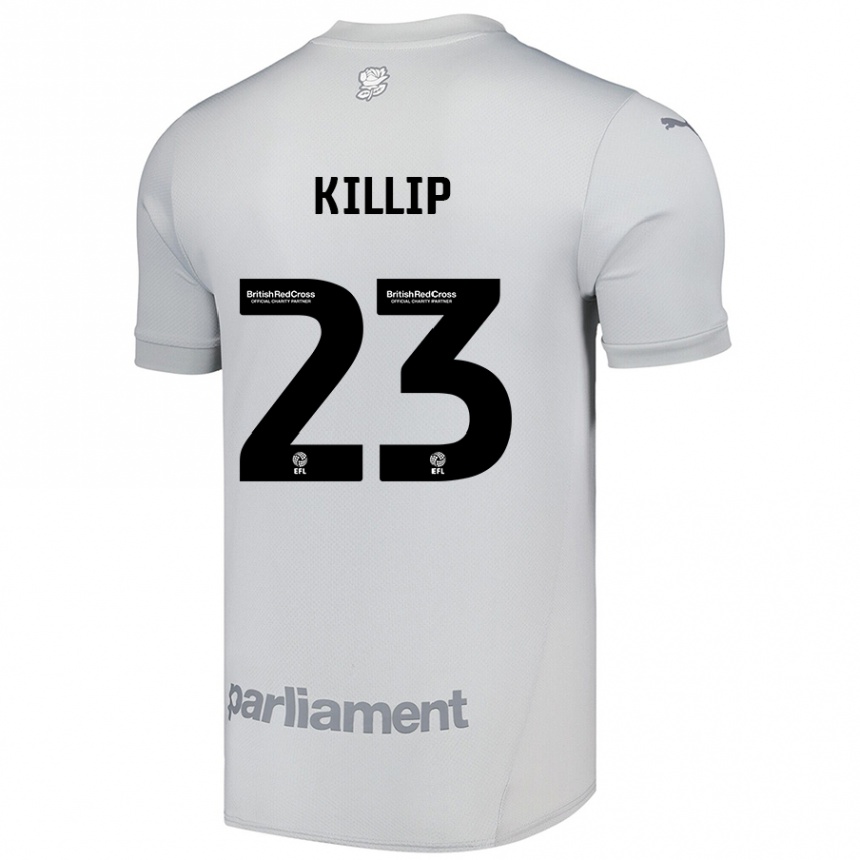 Enfant Football Maillot Ben Killip #23 Gris Argenté Tenues Extérieur 2024/25