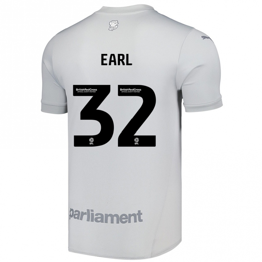 Enfant Football Maillot Josh Earl #32 Gris Argenté Tenues Extérieur 2024/25