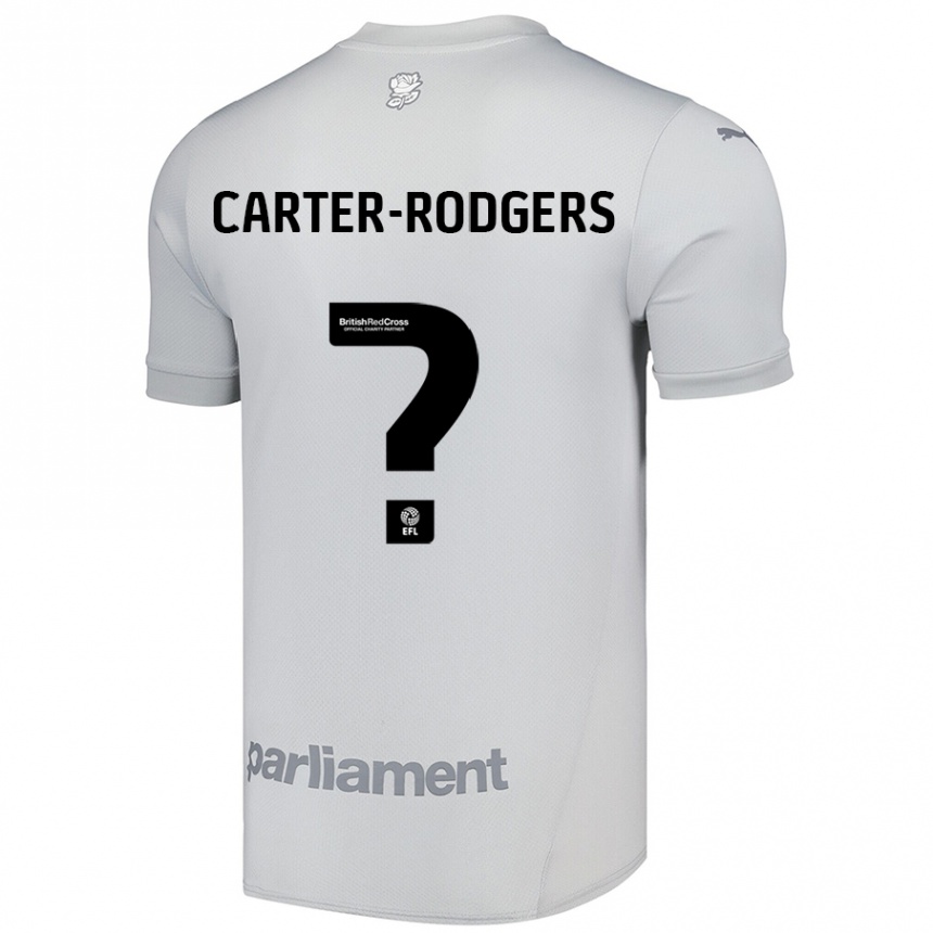 Enfant Football Maillot Trent Carter-Rodgers #0 Gris Argenté Tenues Extérieur 2024/25