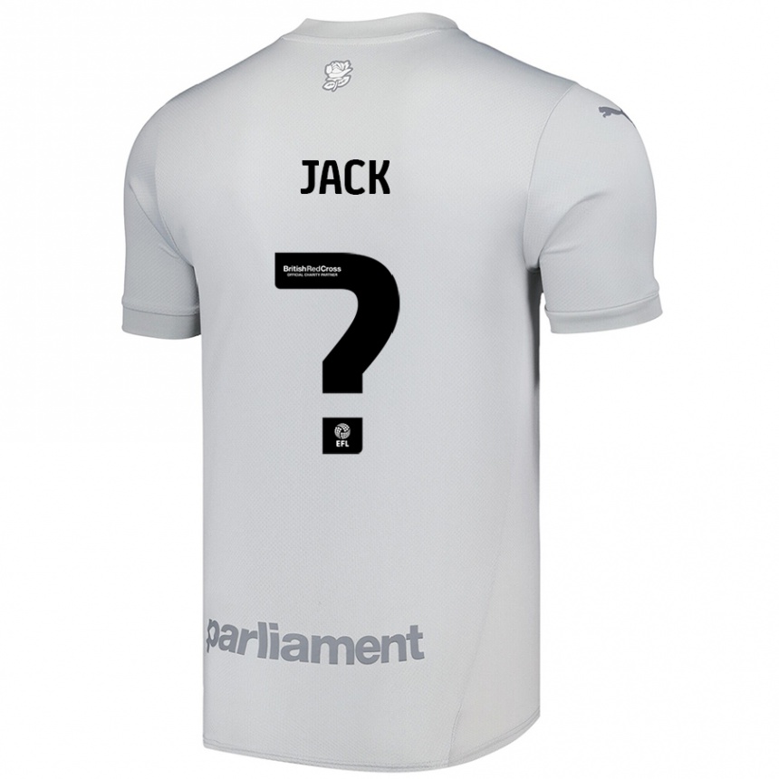 Enfant Football Maillot Jack Woodcock #0 Gris Argenté Tenues Extérieur 2024/25