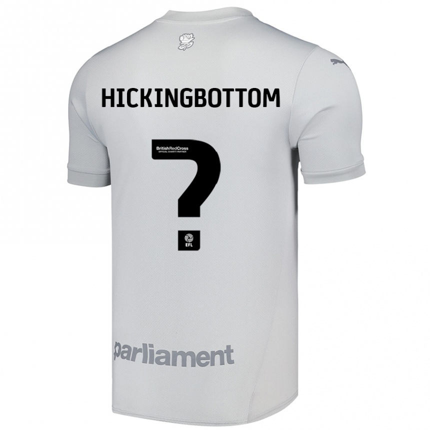 Enfant Football Maillot Charlie Hickingbottom #0 Gris Argenté Tenues Extérieur 2024/25