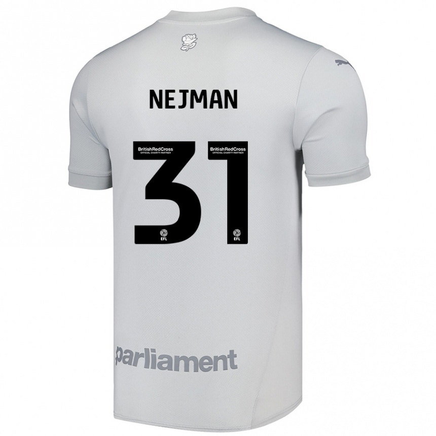 Enfant Football Maillot Harrison Nejman #31 Gris Argenté Tenues Extérieur 2024/25