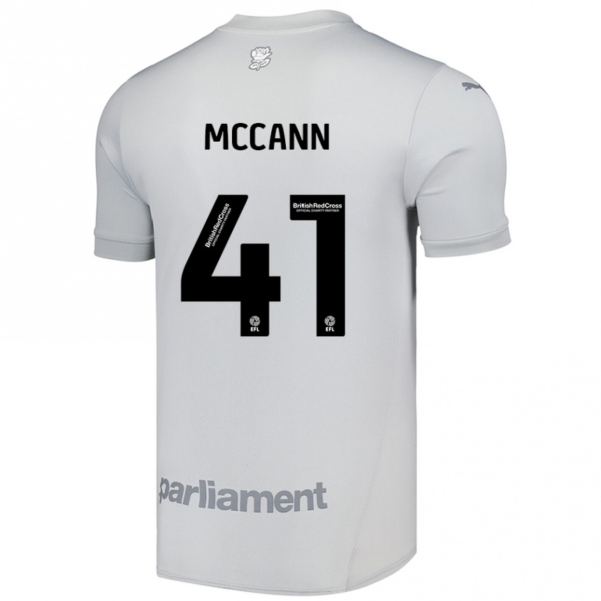 Enfant Football Maillot Bayley Mccann #41 Gris Argenté Tenues Extérieur 2024/25