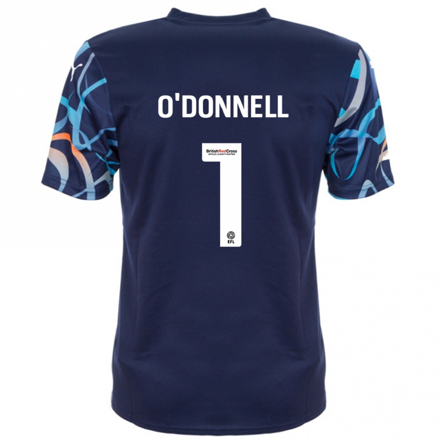 Enfant Football Maillot Richard O'donnell #1 Bleu Marine Tenues Extérieur 2024/25