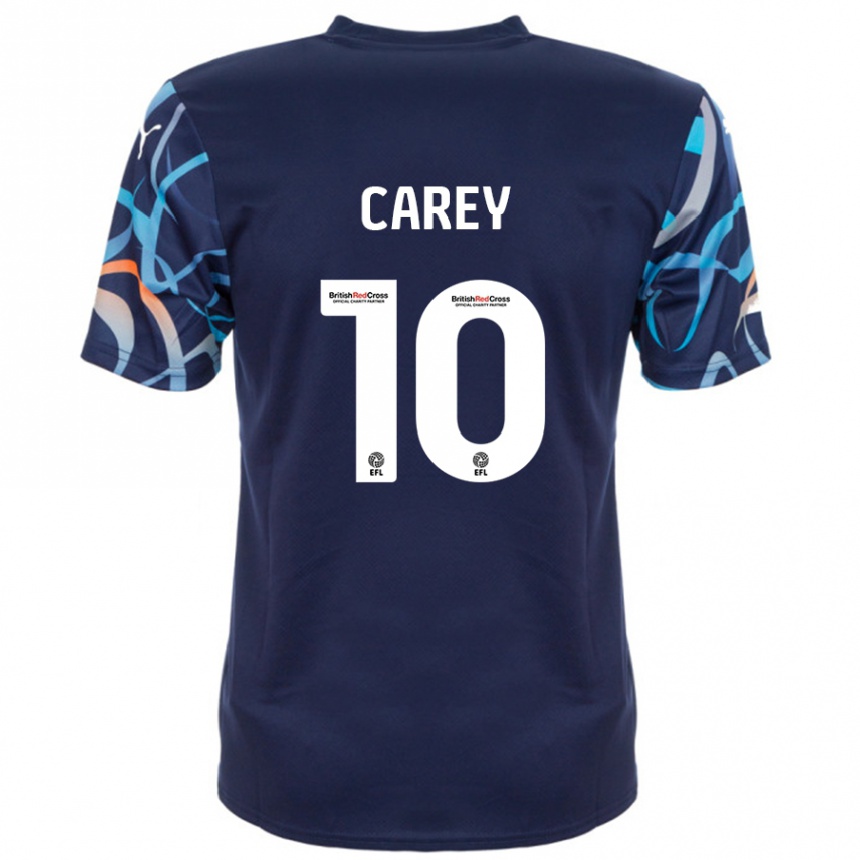 Enfant Football Maillot Sonny Carey #10 Bleu Marine Tenues Extérieur 2024/25