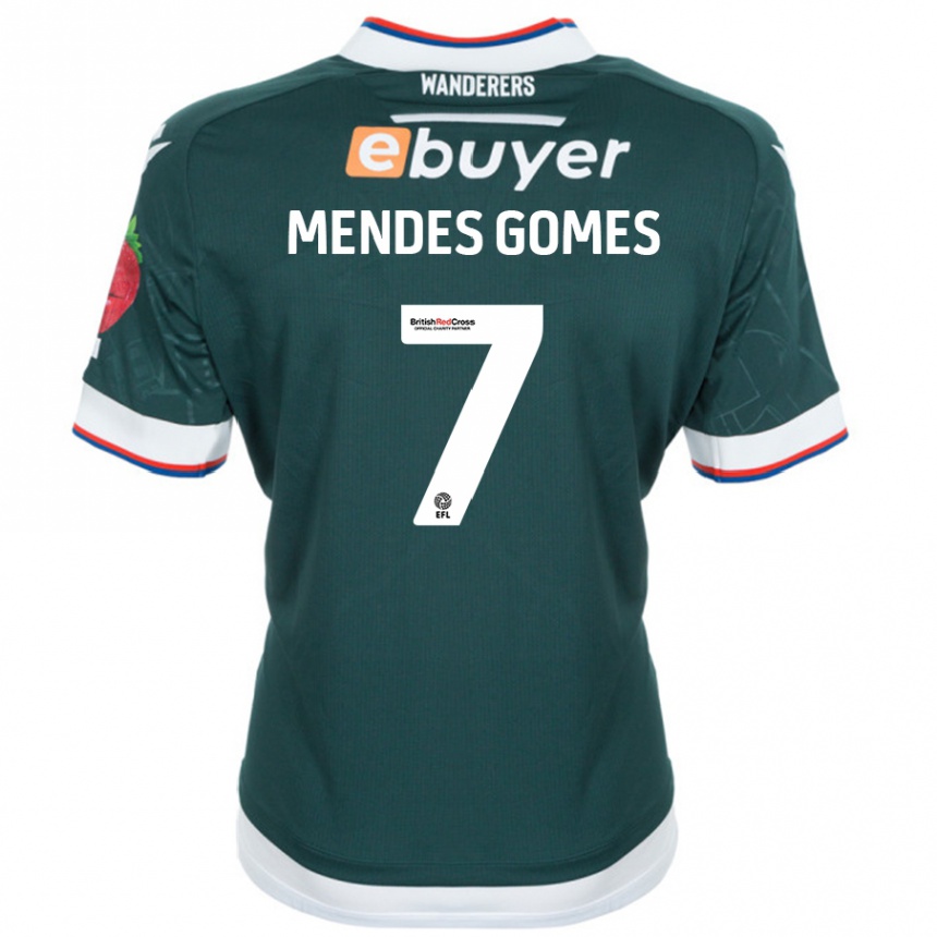 Enfant Football Maillot Carlos Mendes #7 Vert Foncé Tenues Extérieur 2024/25