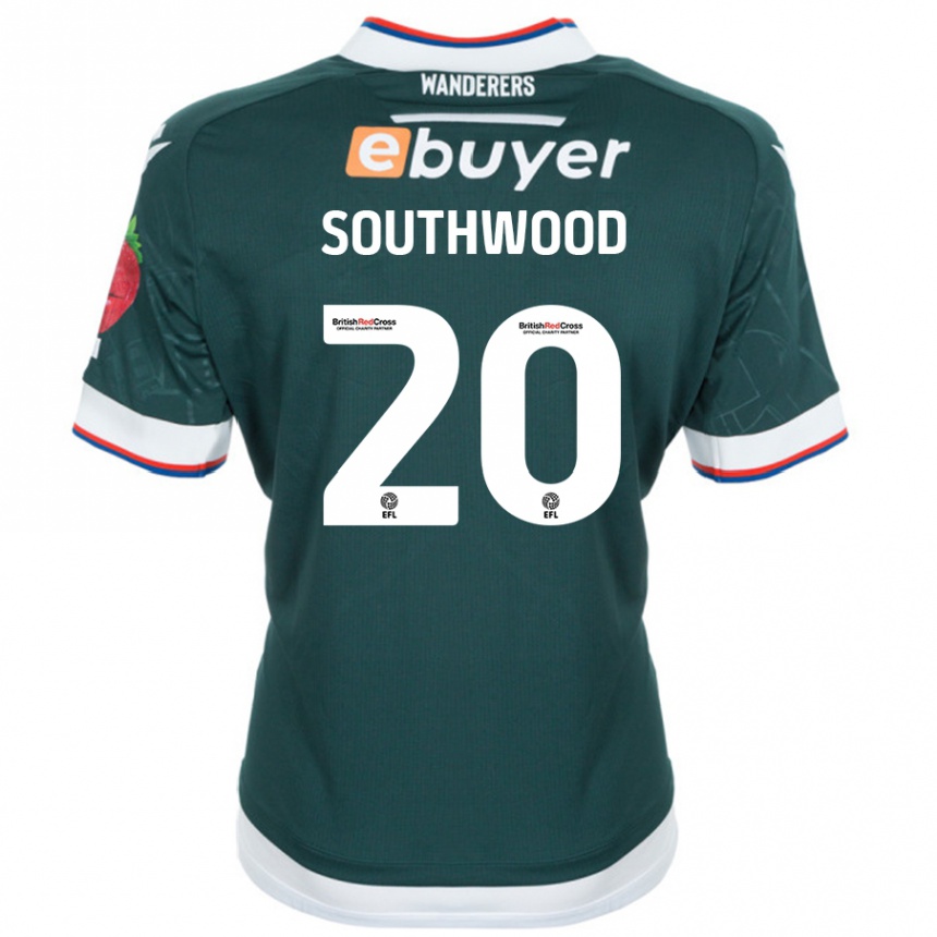 Enfant Football Maillot Luke Southwood #20 Vert Foncé Tenues Extérieur 2024/25