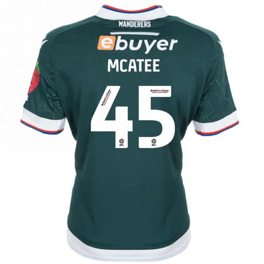 Enfant Football Maillot John Mcatee #45 Vert Foncé Tenues Extérieur 2024/25